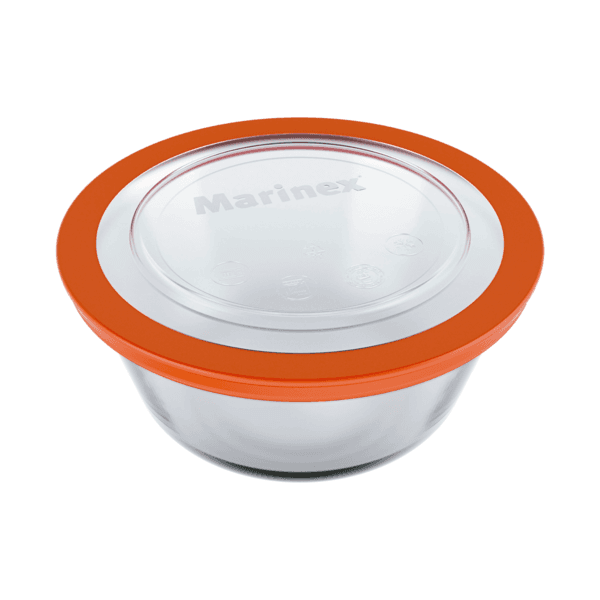 Tigela Transparente 2,4L 11,5x22,25x22,25cm com Tampa Marinex