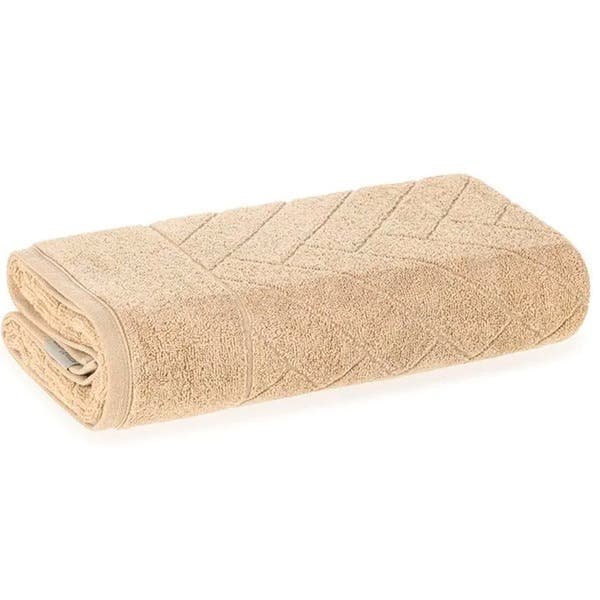 Toalha Banhão Karsten Aspen Caramelo Frapê 100% Algodão 86x150cm
