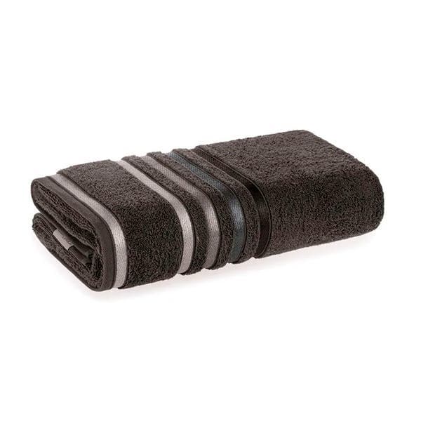 Toalha Banhão Karsten Lumina Cinza Carbono 100% Algodão 86x150cm