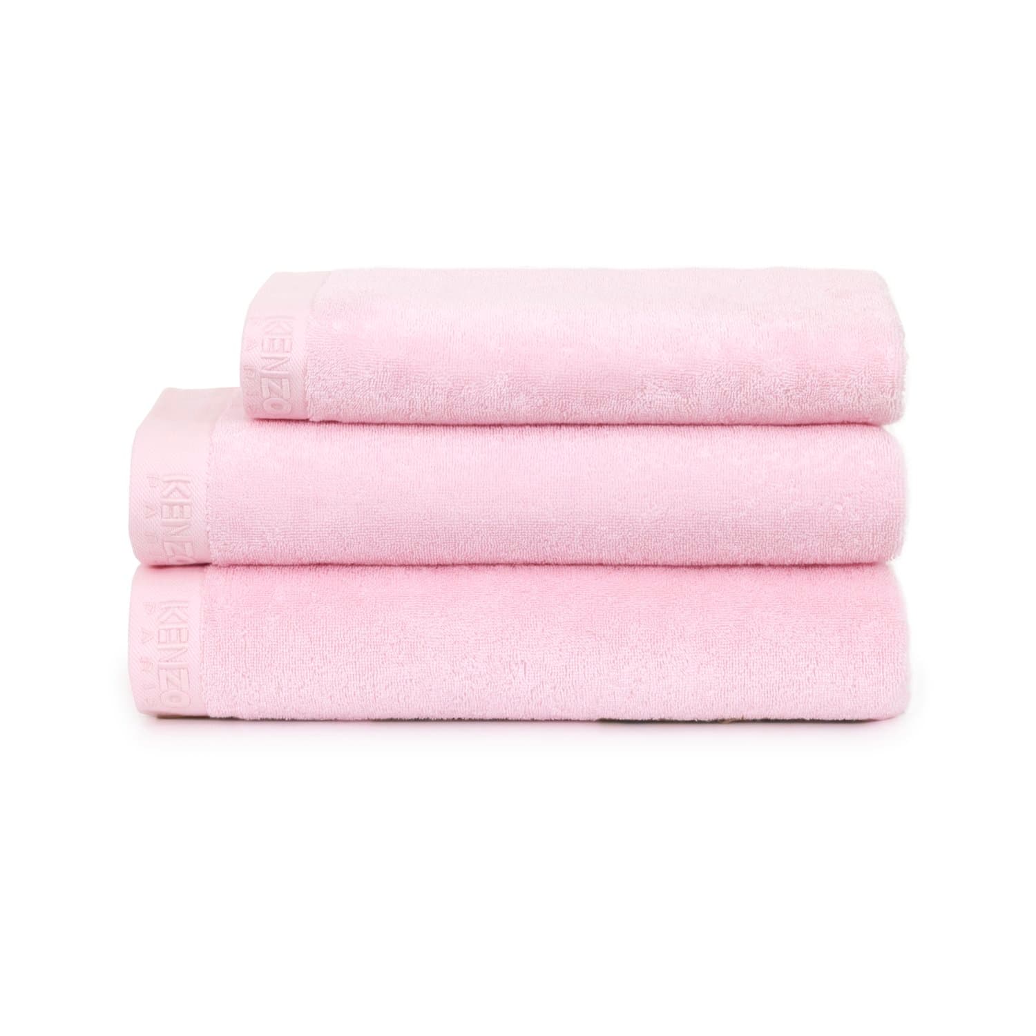 Toalha de Banho Grande Kz Iconic Kenzo Home Rosa 92 x 150cm