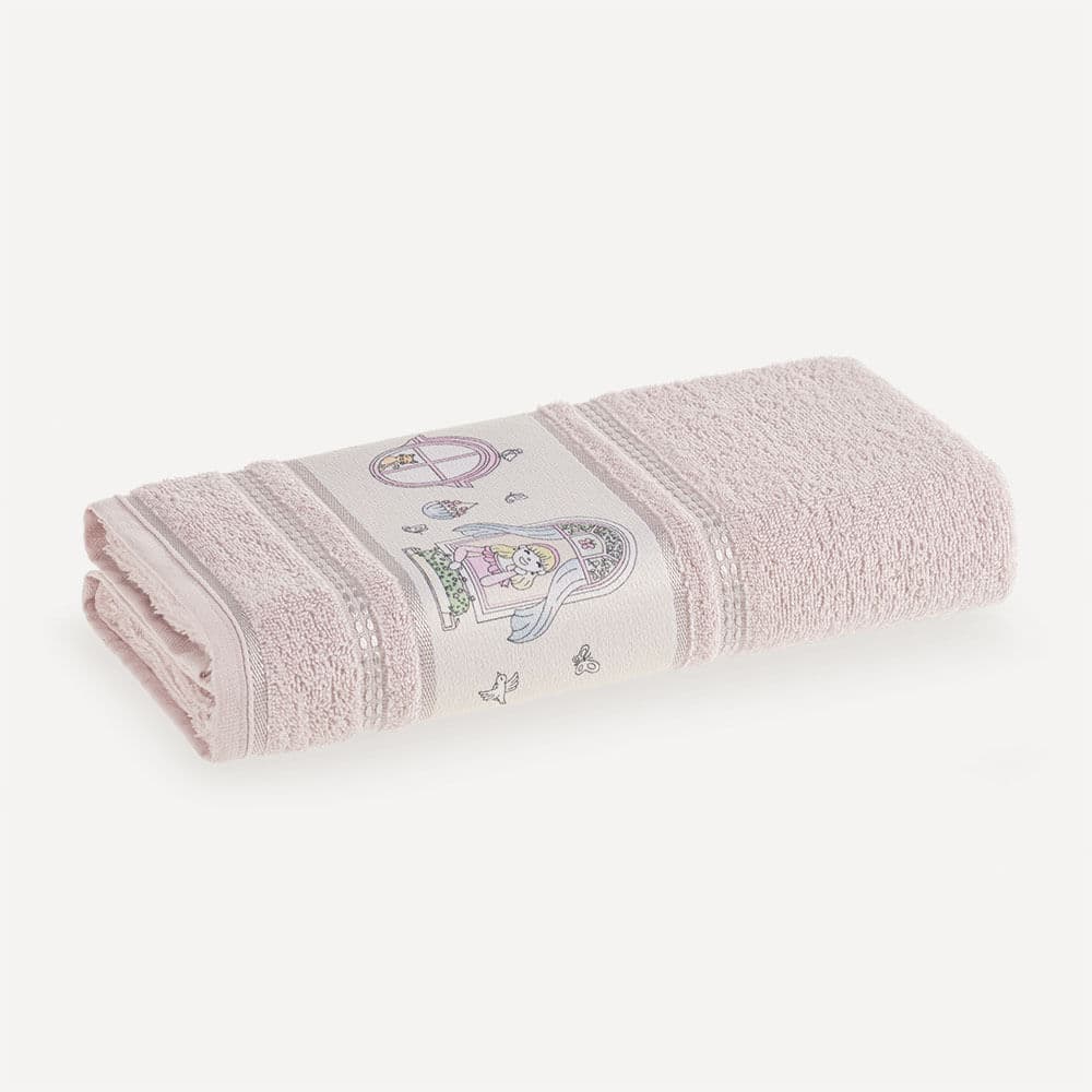 Toalha de Banho Infantil Flory Lilás