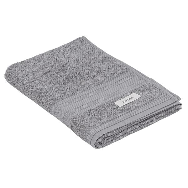 Toalha de Banho Karsten Empire Cinza 100% Algodão 70x135cm