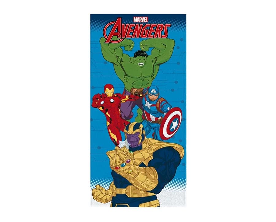 Toalha de Banho Lepper Kids Avengers - Gramatura: 300g/m²