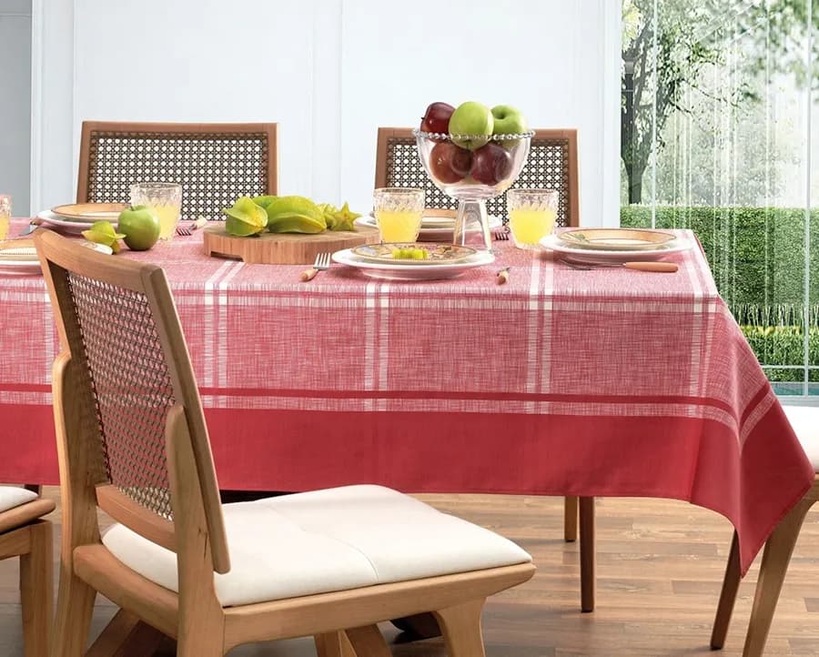 Toalha de Mesa Karsten Sempre Limpa Alanta - Retangular - 1.60 x 2.20m