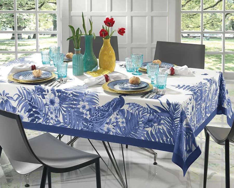 Toalha de Mesa Karsten Sempre Limpa Nature - Quadrada - 1.60x1.60m