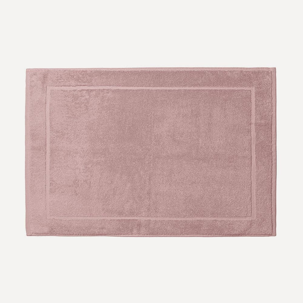 Toalha de Piso Fio Dupla Torção 100% Algodão Juliet Rosa Vintage
