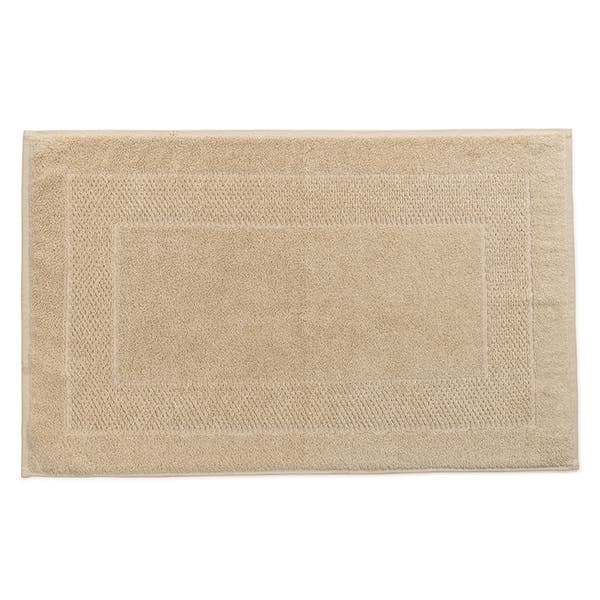 Toalha de Piso Karsten Solare Bege Grão 100% Algodão 48x80cm