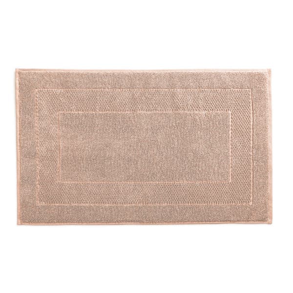 Toalha de Piso Karsten Solare Rosa Aura 100% Algodão 48x80cm