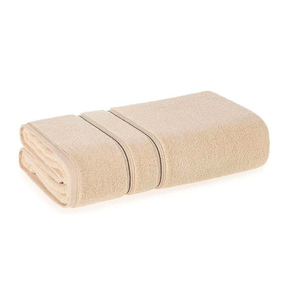 Toalha de Rosto Karsten Plaza Bege Grão 100% Algodão 48x80cm