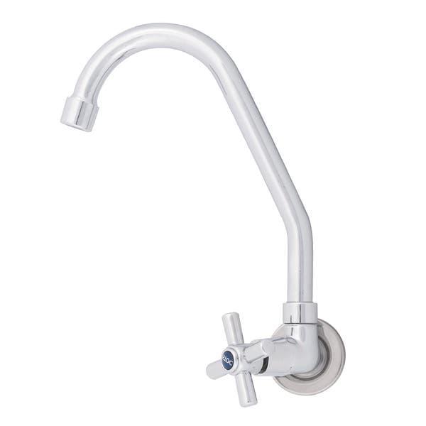 Torneira de Parede para Cozinha com Bica Alta Cromada Light Stoc