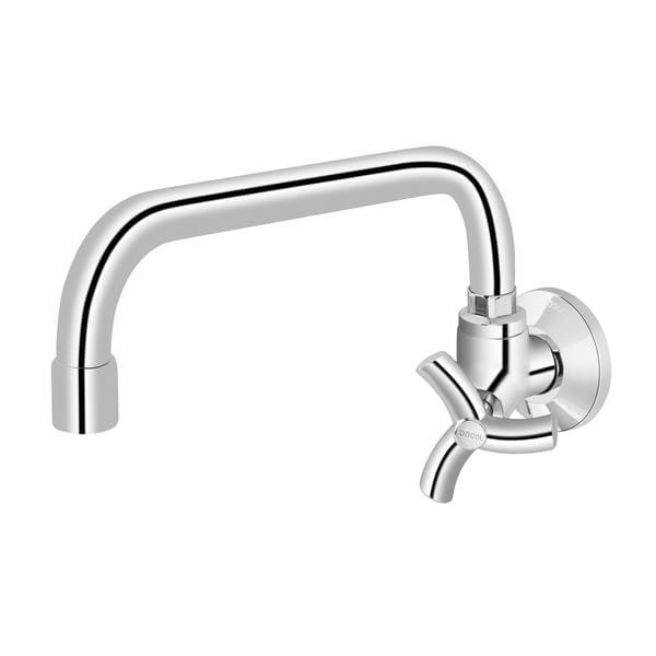 Torneira de Parede para Cozinha com Bica Reta Cromada Primor Docol