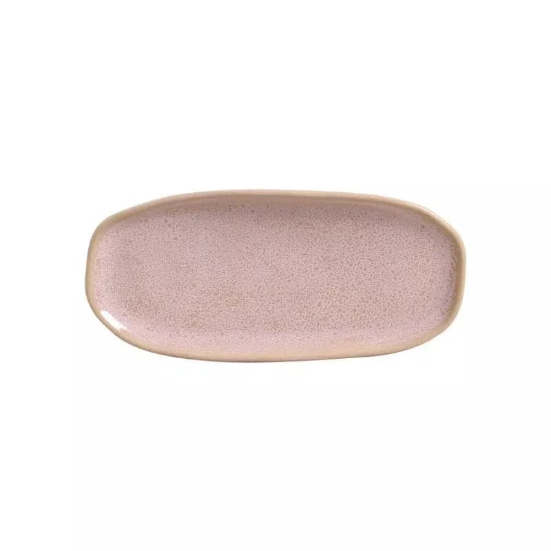 Travessa Oval Rasa P Orgânico Litchi Porto Brasil 23 cm