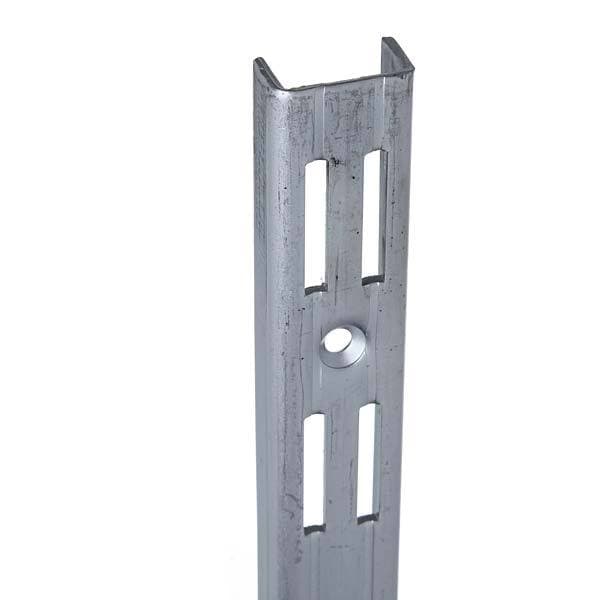 Trilho para Prateleira Duplo Encaixe Zincado 150cm Fico