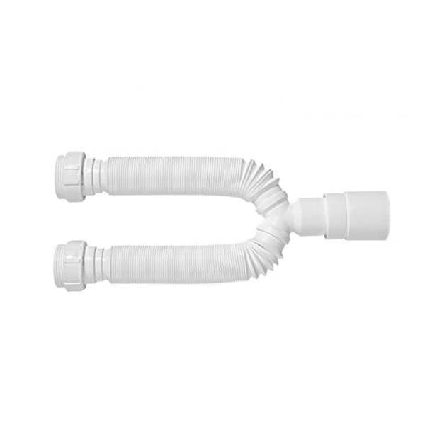 Tubo Extensivo Universal Duplo Plástico Branco 31cm Tigre