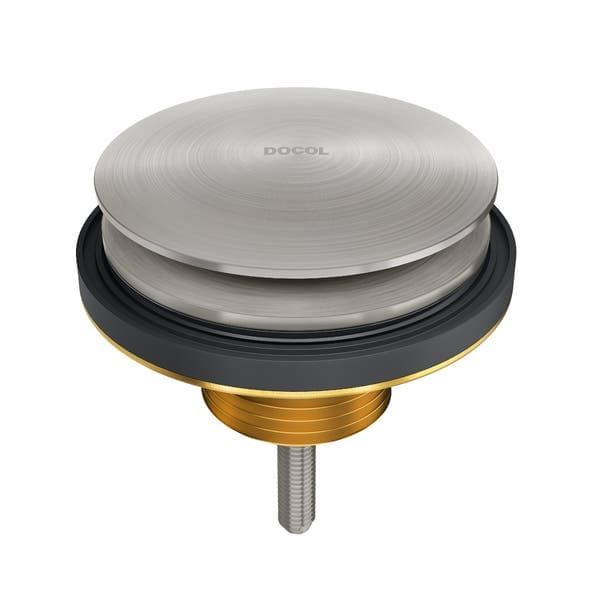 Válvula para Pia de Banheiro 7/8" Escovado sem Ladrão Docol