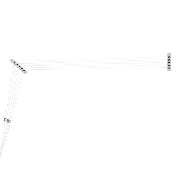 Varal de Parede Aço 5 Cordas Polimax Maxeb