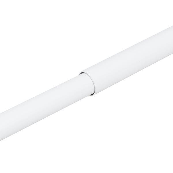 Varão Extensível para Cortina de Banheiro Aço Branco Maxeb