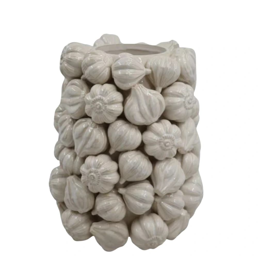 Vaso de Cerâmica Garlics 23x28cm