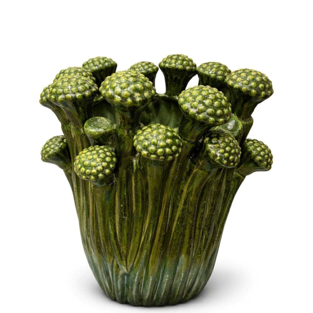 Vaso de Cerâmica Veggies Verde 30cm