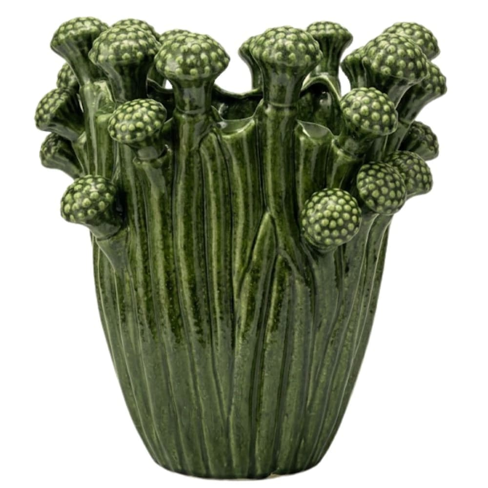 Vaso de Cerâmica Veggies Verde 43x36cm