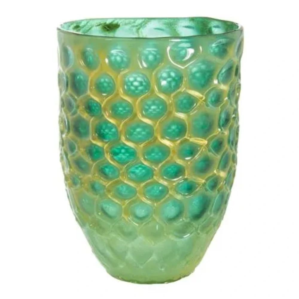Vaso de Vidro Mermaid 24x17x14cm