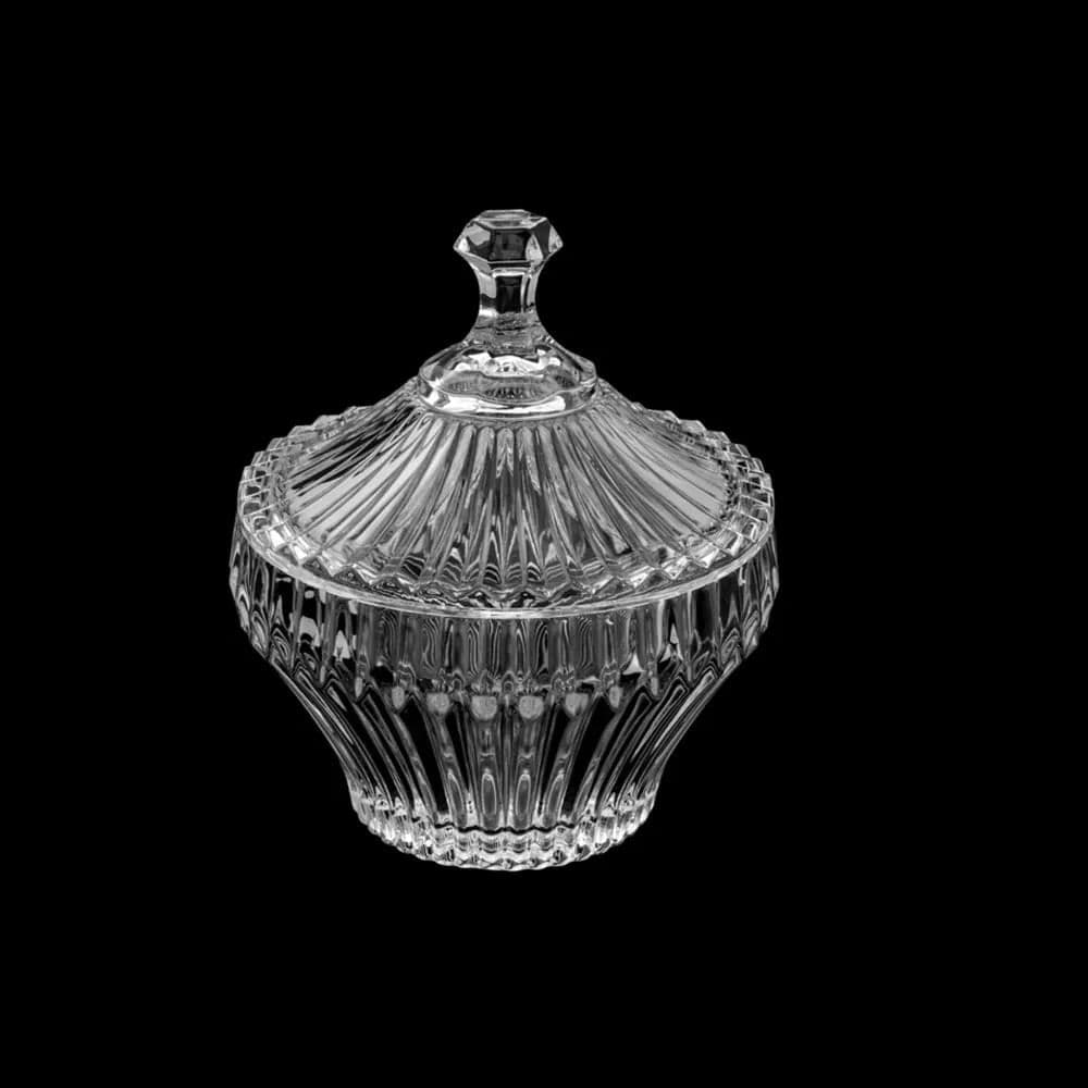 Vaso Italy 11,5cm Âmbar Marrom - Lyor