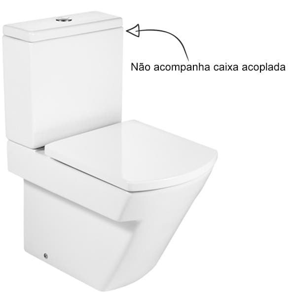 Vaso Sanitário para Caixa Acoplada Saída Vertical Hall Branco Roca