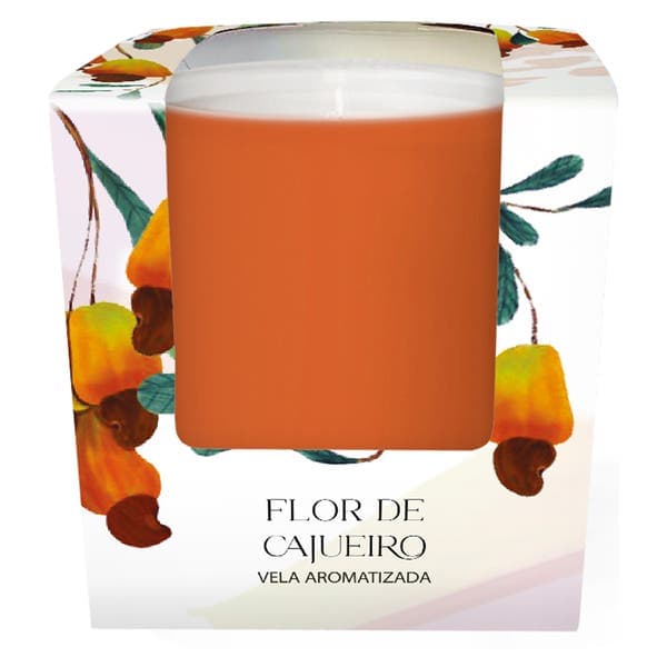 Vela Aromatizada Laranja 8,5x8cm Velarte