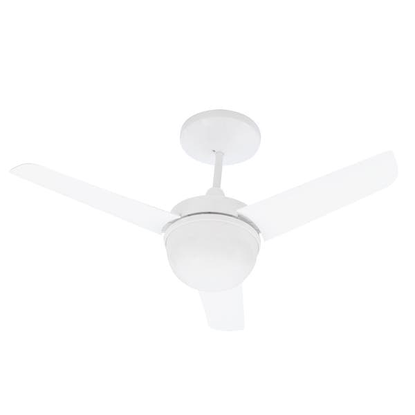 Ventilador de Teto Aliseu Alisclean 3 Pás 90 cm Branco 220V
