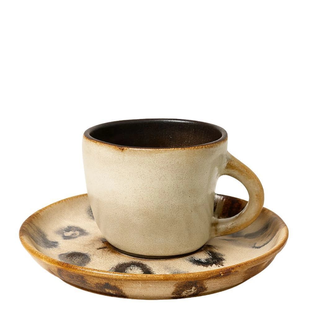 Xícara para Café de Cerâmica Leopardo 100ml