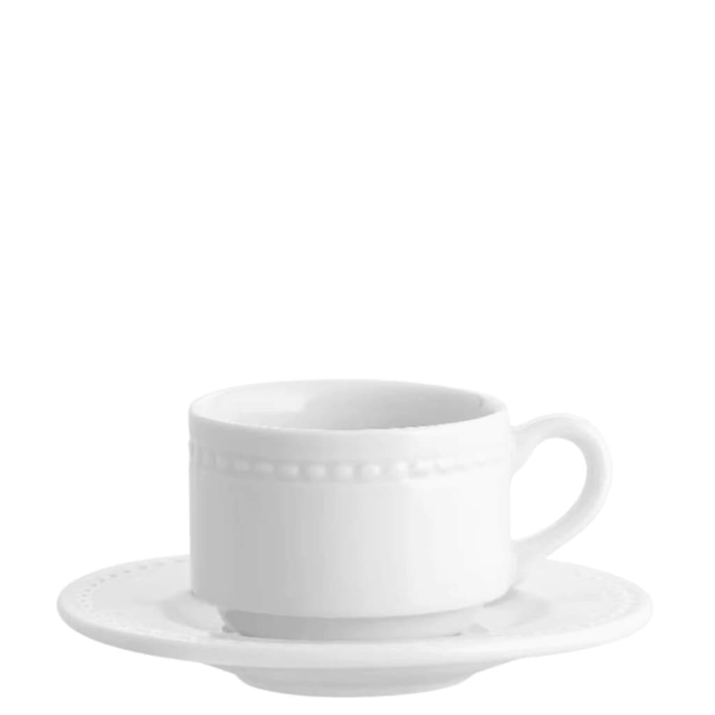 Xícara para Café de Porcelana Perla Vista Alegre 90ml 6pçs