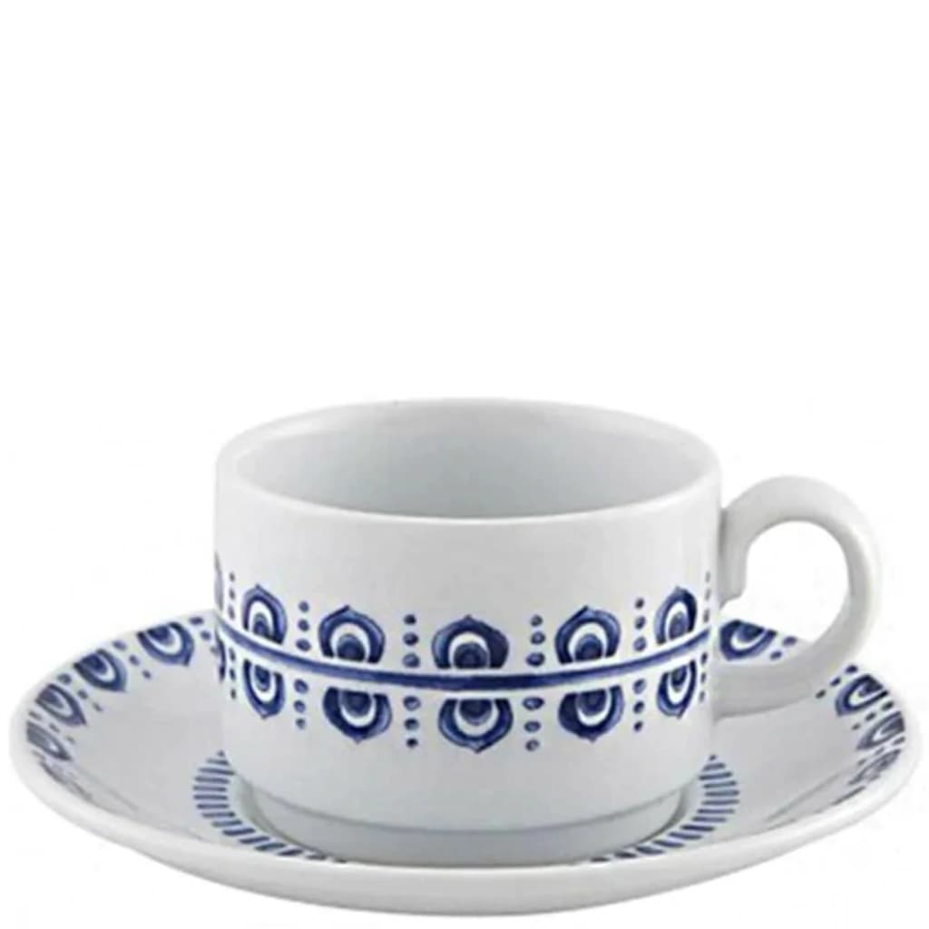 Xícara para Chá de Porcelana Azure Lux Vista Alegre 200ml 6pçs