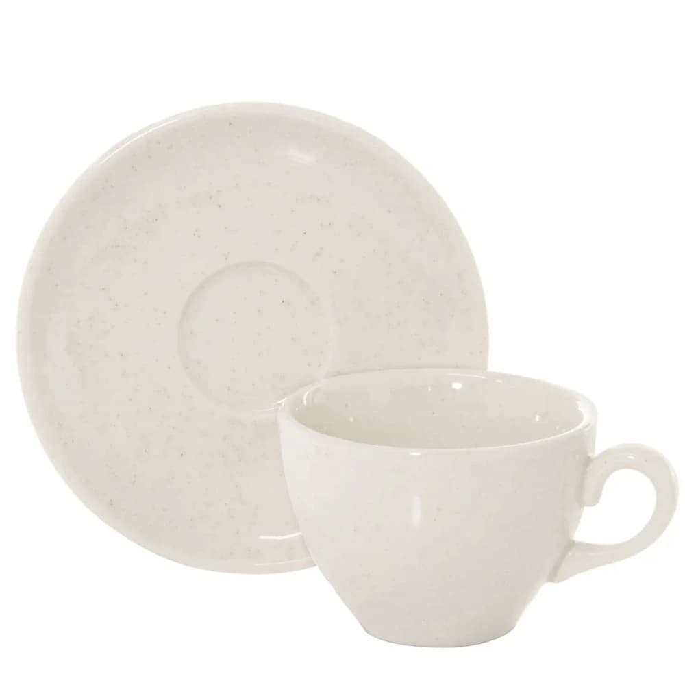 Xícara para Chá de Porcelana Organic Cinnamon 210ml 6pçs