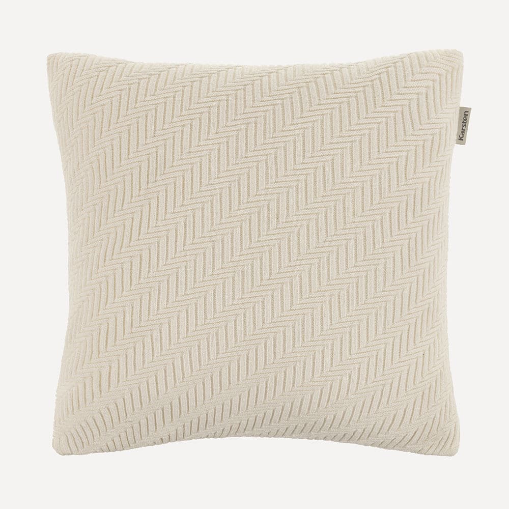 Almofada Decorativa Quadrada 45cm x 45cm Salina Branco