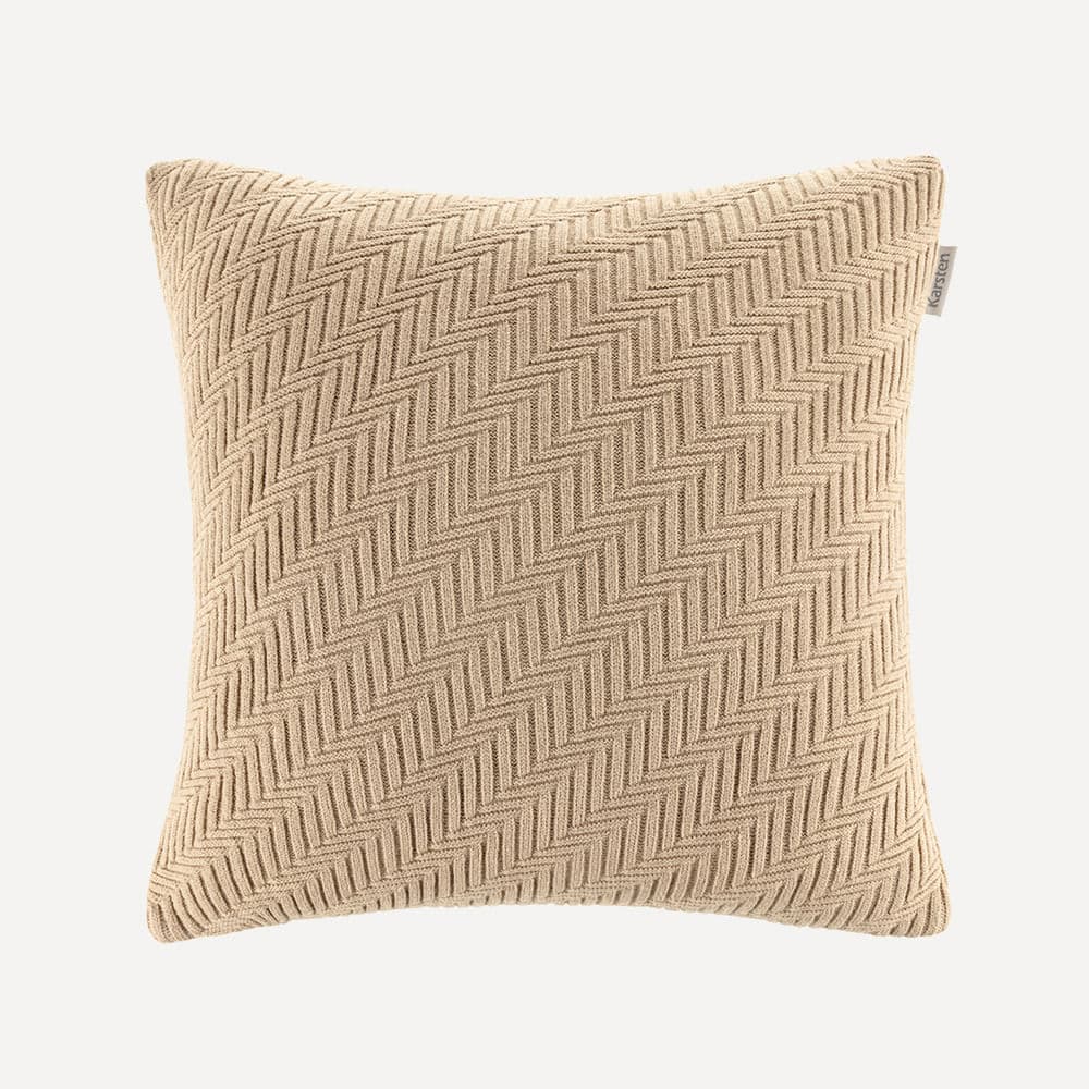 Almofada Decorativa Quadrada 45cm x 45cm Salina Creme