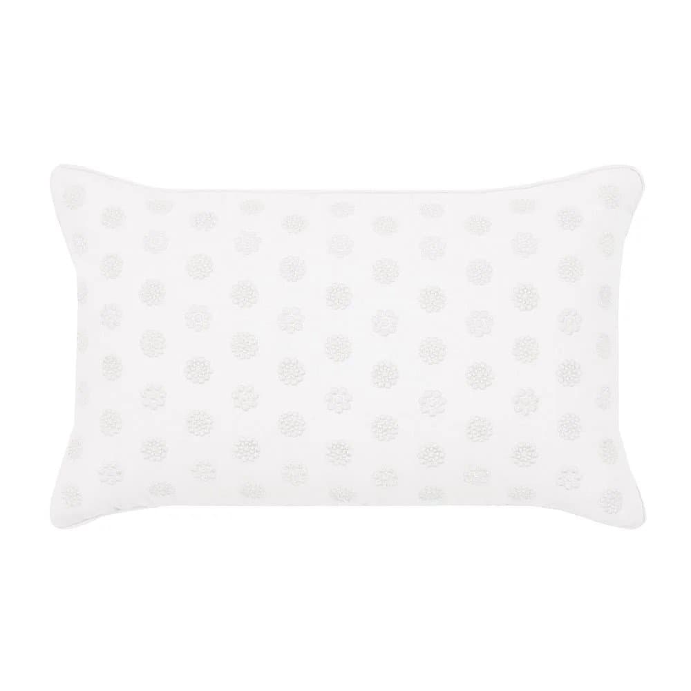 Almofada Eloise Buddemeyer Luxus Prata 30 x 50 cm
