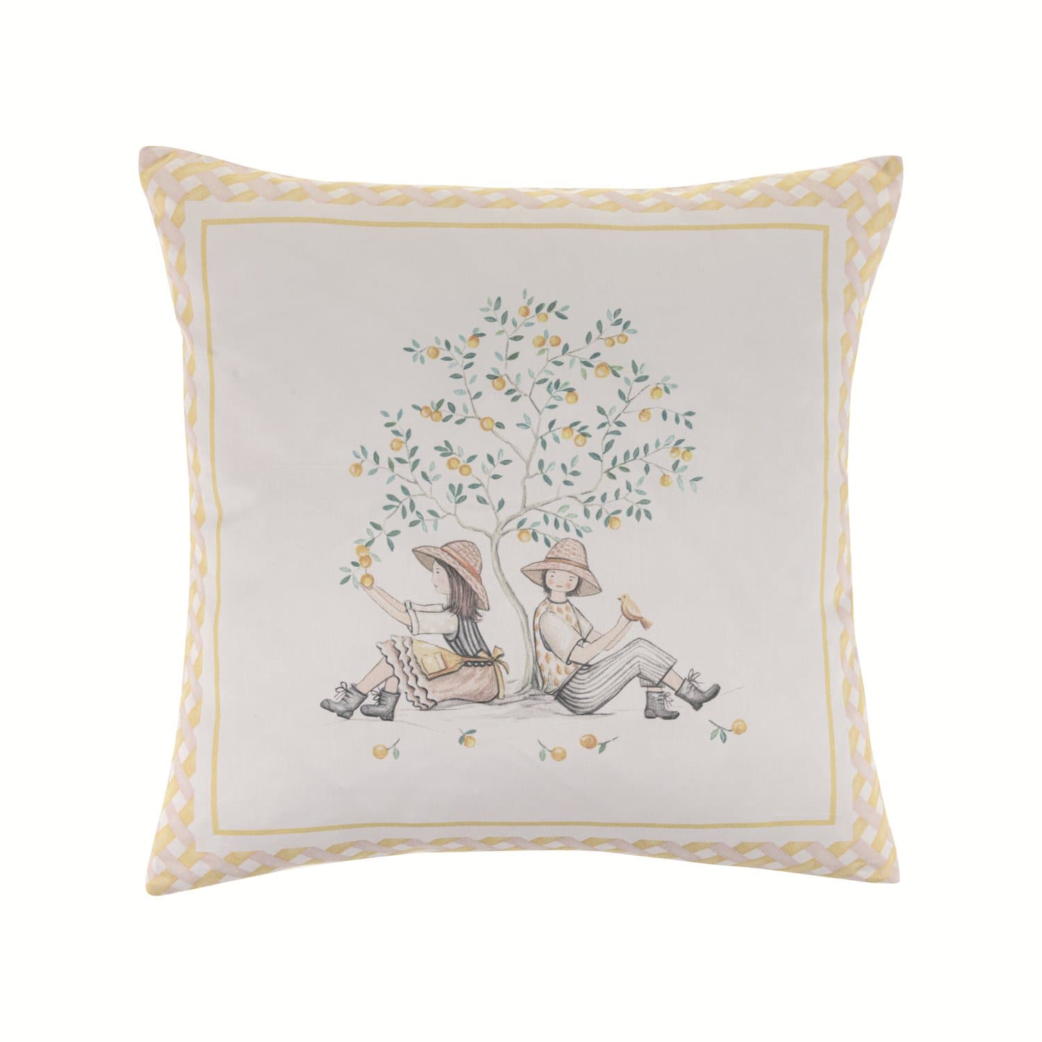 Almofada Frutti 300 Fios Trussardi Estampado 45cm x 45cm
