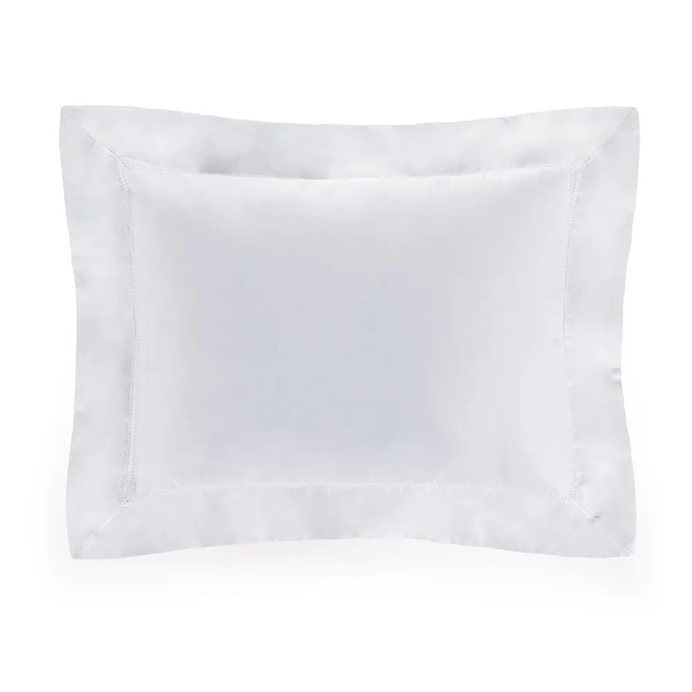 Almofada Messina 1000 Fios Trussardi Branco e Branco 30cm x 40cm