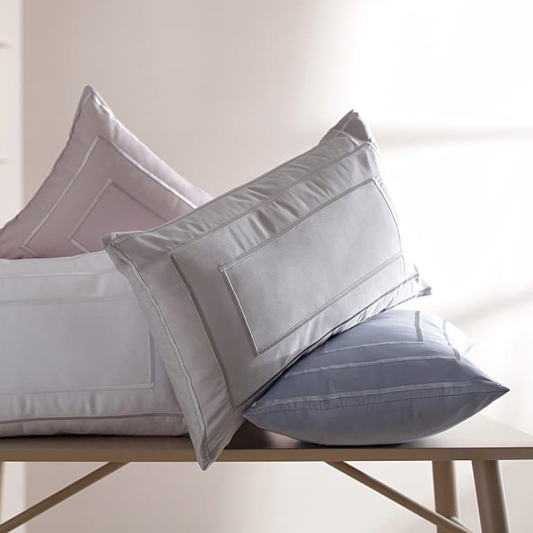 Almofada Saville 400 Fios Buddemeyer Luxus Branco 30 x 50 cm