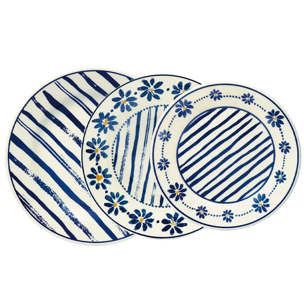 Aparelho de Jantar Donna Margarida Cerâmica 12 Peças - Oxford