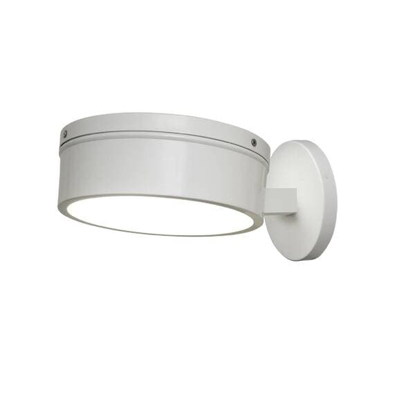 Arandela Alumínio Branco E27 IP63 Petala Redonda Portalluz