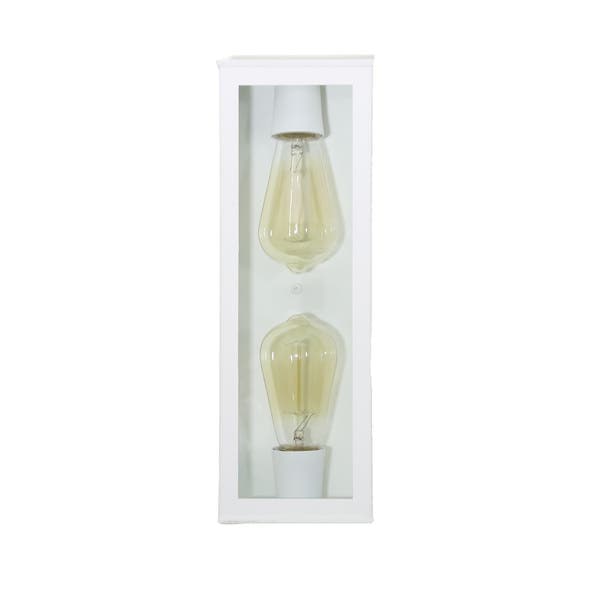 Arandela Branca Microtexturizada Alumínio IP44 262 Vintage Ideal Iluminação