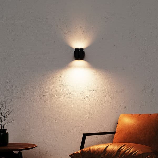 Arandela de Parede Interna Com LED IP20 ECO3118 Inspire Preta Bivolt