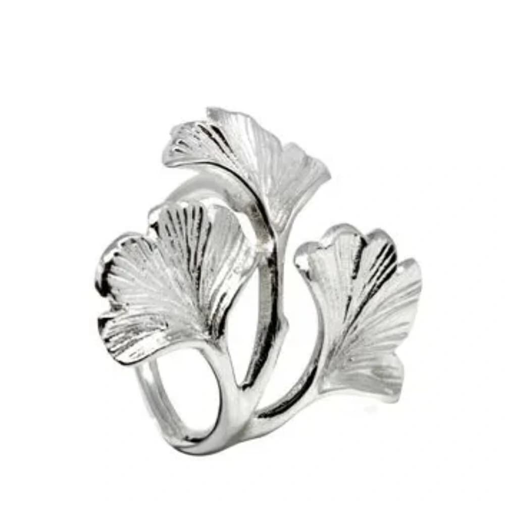 Argola para Guardanapo Leaf 6cm 4pçs