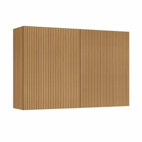 Armário Aéreo de Cozinha 100% MDF Nature com 2 Portas 80x80x32cm Rainha Nesher