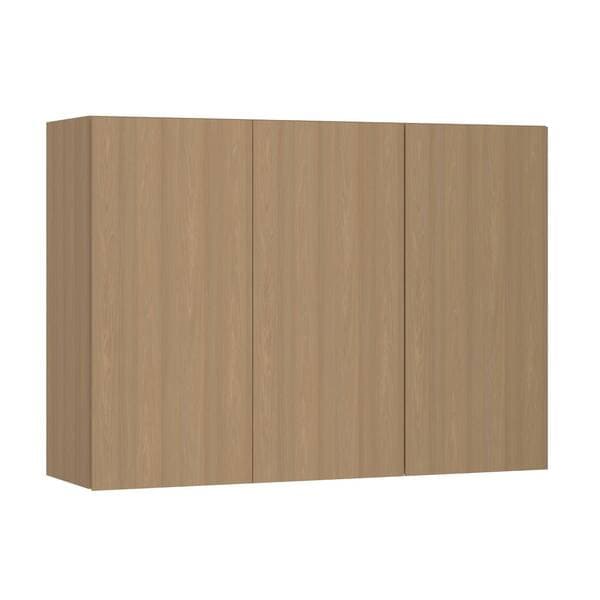 Armário Aéreo de Cozinha MDP Freijó com 3 Portas 120x85x33cm Slim Luciane