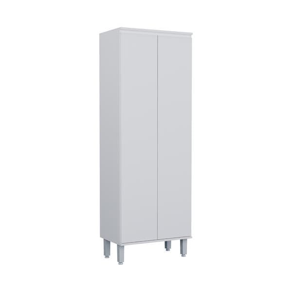 Armário Multiuso MDP Branco com 2 Portas 60x165x36,5cm Dora Luciane