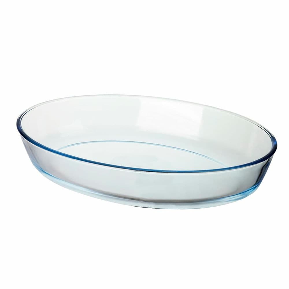 Assadeira Oval Vidro 2,4L Transparente - Tuut