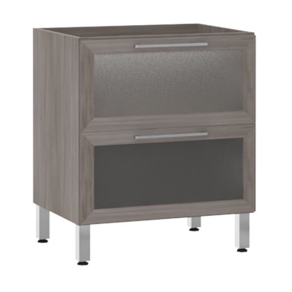 Balcão de Cozinha 2 Gavetões 53x82,5x53cm Malbec Prime Luciane
