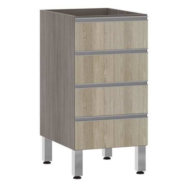 Balcão de Cozinha 4 Gavetas 53x82,5x53cm Cedro Prime Luciane